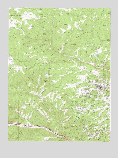 Central City, CO USGS Topographic Map