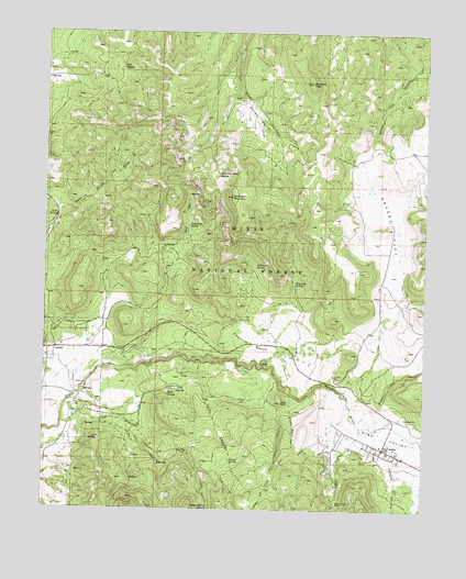 Central East, UT USGS Topographic Map