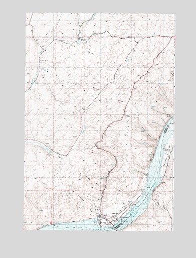 Central Ferry, WA USGS Topographic Map