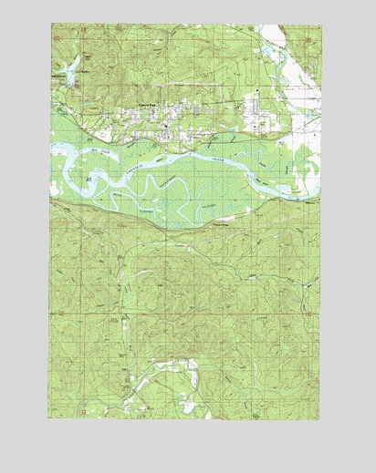 Central Park, WA USGS Topographic Map