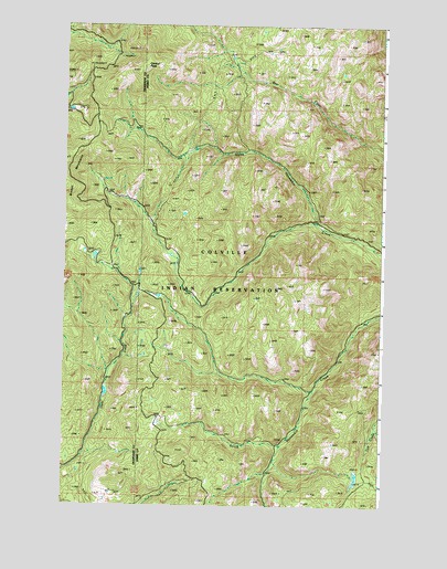 Central Peak, WA USGS Topographic Map