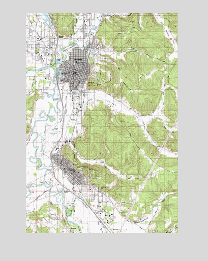 Centralia, WA USGS Topographic Map