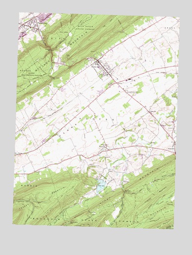 Centre Hall, PA USGS Topographic Map