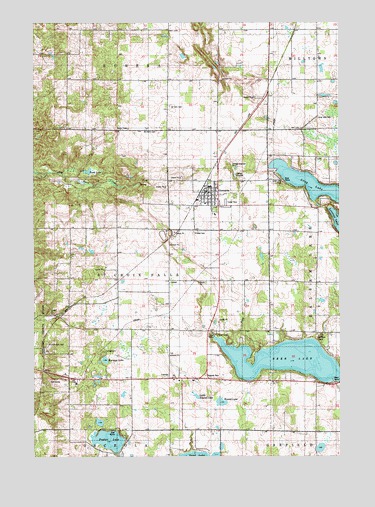 Centuria, WI USGS Topographic Map