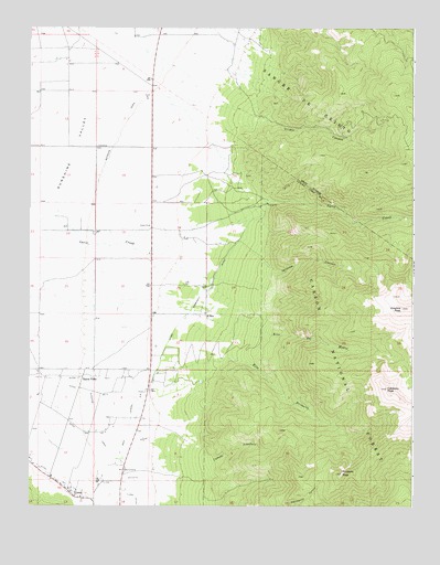 Cerro, NM USGS Topographic Map