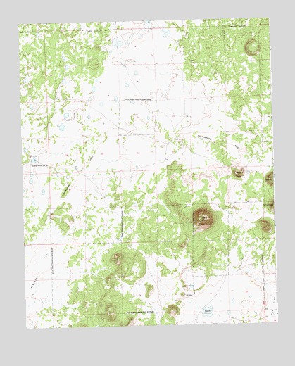 Cerro Alto, NM USGS Topographic Map