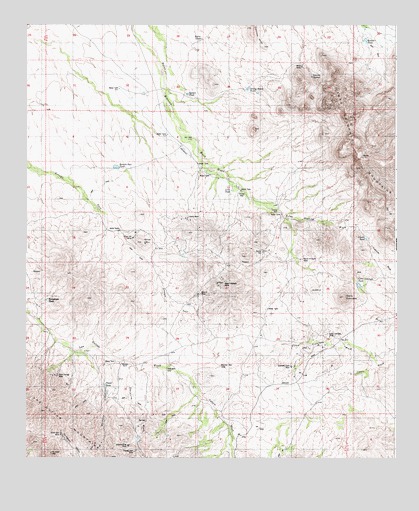 Cerro Colorado, AZ USGS Topographic Map