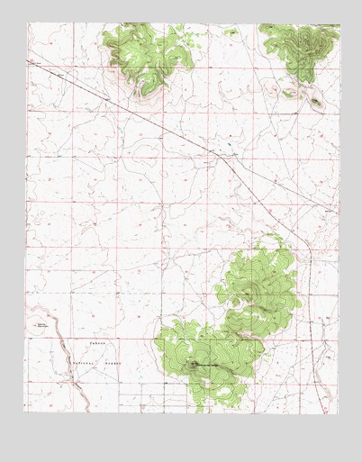Cerro De Los Taoses, NM USGS Topographic Map