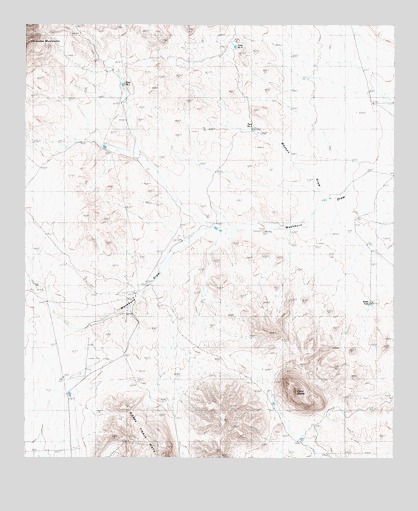 Cerro Diablo, TX USGS Topographic Map