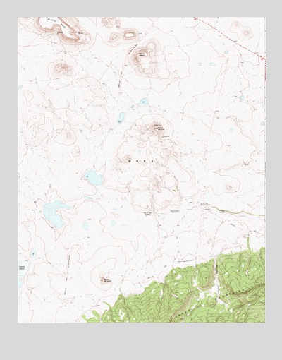 Cerro Negro, NM USGS Topographic Map