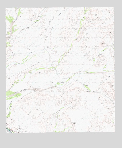 Cerro Redondo, TX USGS Topographic Map