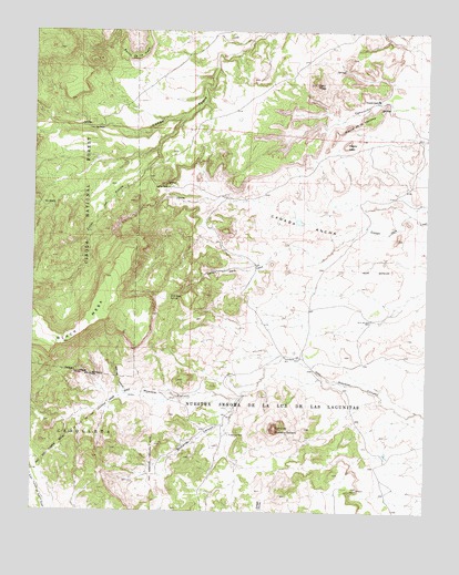 Cerro Tinaja, NM USGS Topographic Map