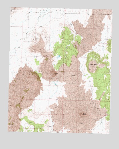Cerro Verde, NM USGS Topographic Map