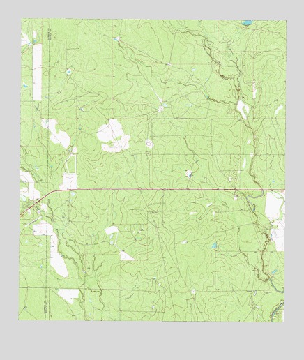 Chacon Creek NE, TX USGS Topographic Map