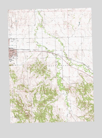 Chadron East, NE USGS Topographic Map