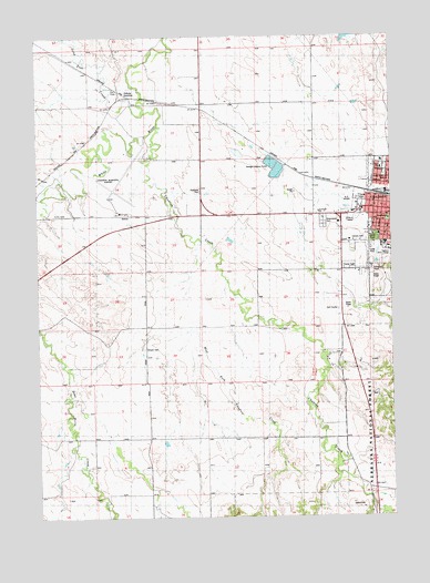 Chadron West, NE USGS Topographic Map