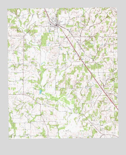 Alvord, TX USGS Topographic Map