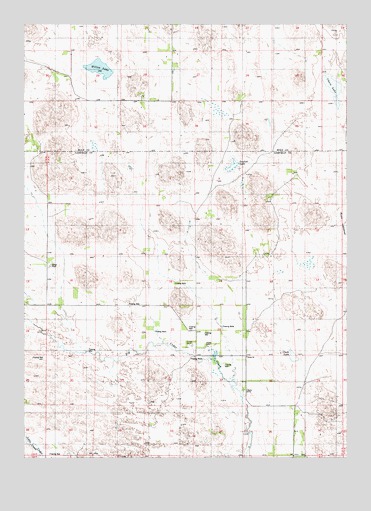 Chain Lake, NE USGS Topographic Map