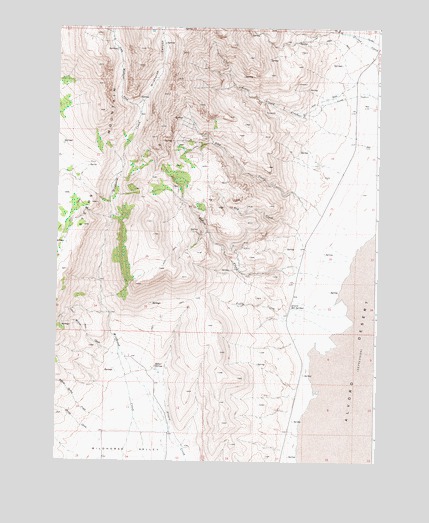 Alvord Hot Springs, OR USGS Topographic Map