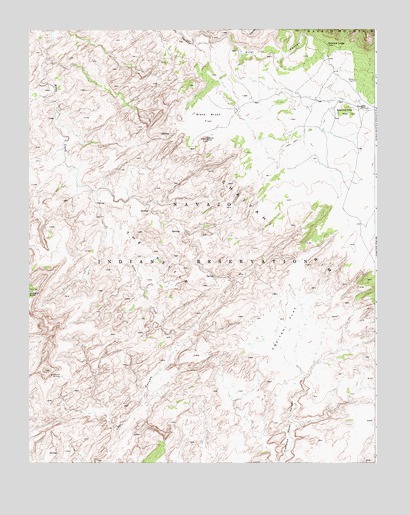 Chaiyahi Flat, AZ USGS Topographic Map