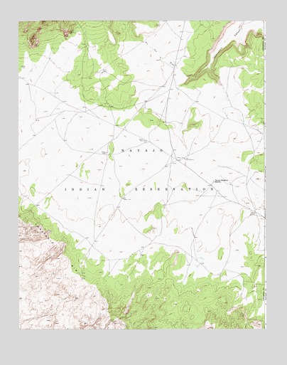 Chaiyahi Rim NE, AZ USGS Topographic Map