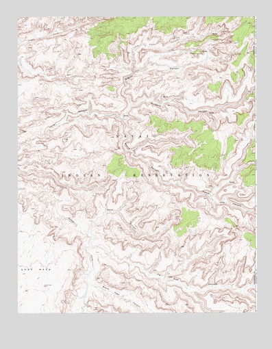 Chaiyahi Rim SE, AZ USGS Topographic Map