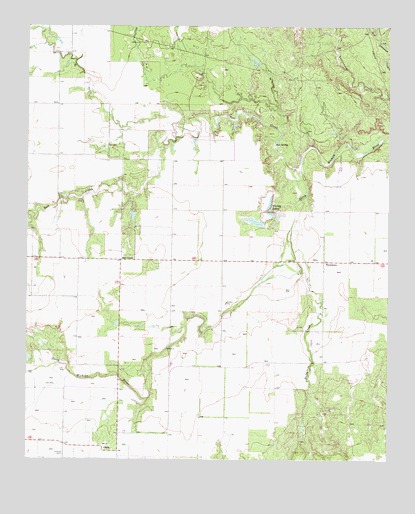 Chalk, TX USGS Topographic Map