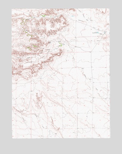 Chalk Bluffs East, CO USGS Topographic Map