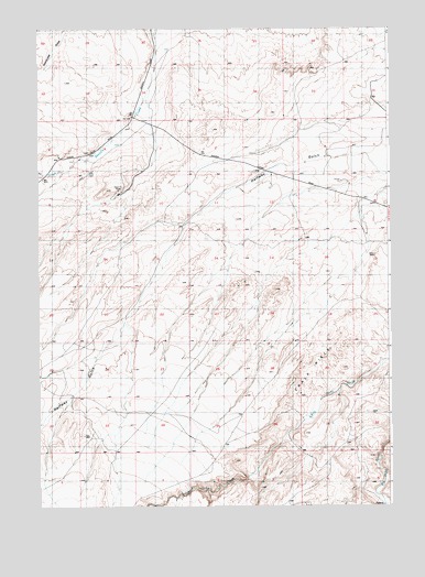 Chalk Hills, ID USGS Topographic Map