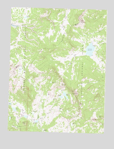 Chalk Mountain, CO USGS Topographic Map