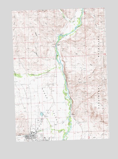Challis, ID USGS Topographic Map