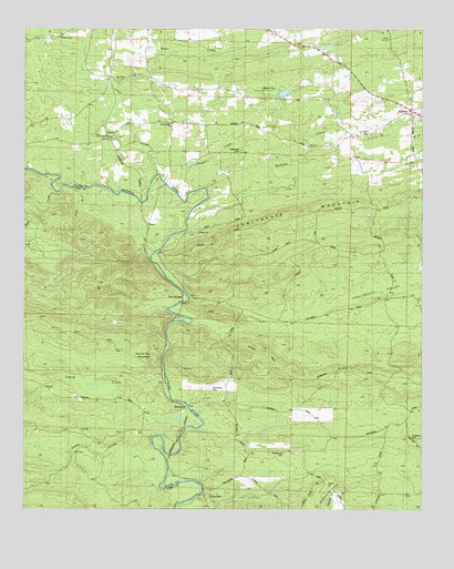 Chalybeate Mountain West, AR USGS Topographic Map