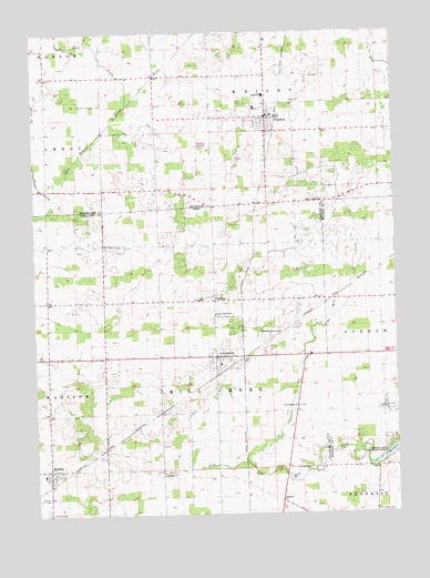 Alvordton, OH USGS Topographic Map