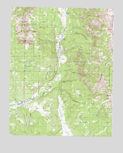 Chama Peak, CO USGS Topographic Map