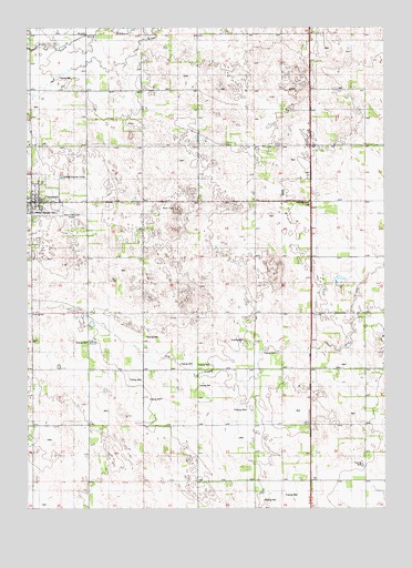 Chambers East, NE USGS Topographic Map