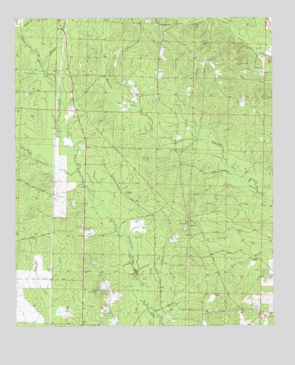 Chambersville, AR USGS Topographic Map