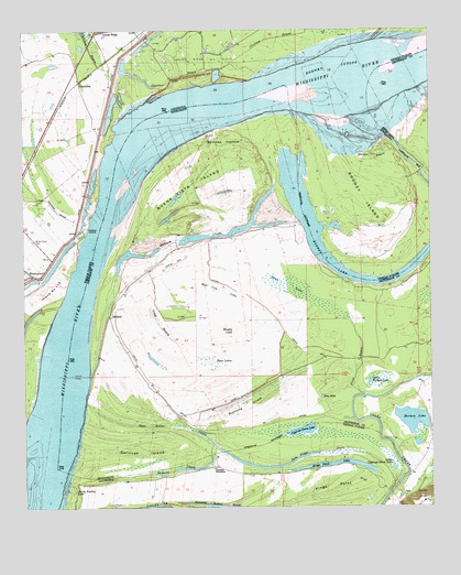 Chamblee, LA USGS Topographic Map
