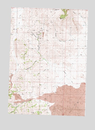 Champagne Creek, ID USGS Topographic Map