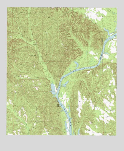 Chance, AL USGS Topographic Map