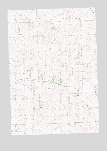 Chance, SD USGS Topographic Map