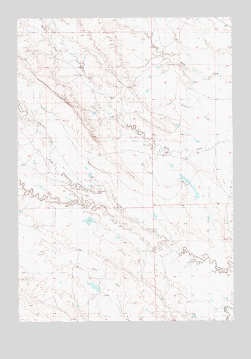 Alzada NW, MT USGS Topographic Map