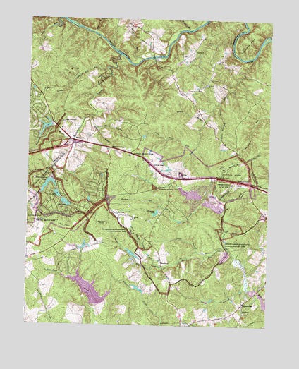 Chancellorsville, VA USGS Topographic Map
