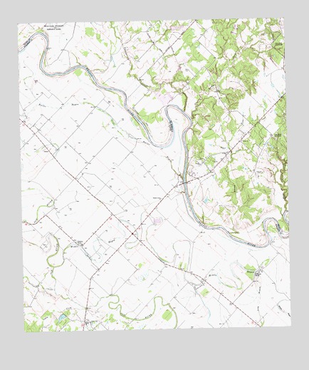 Chances Store, TX USGS Topographic Map