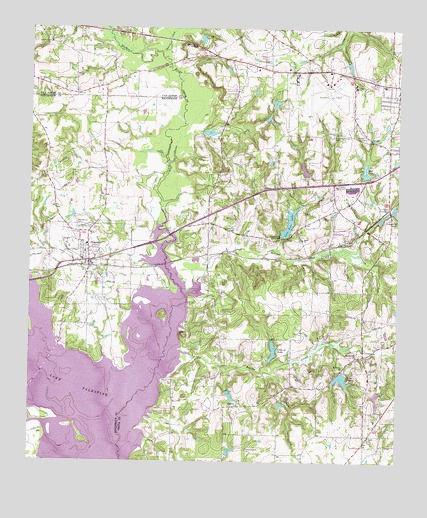 Chandler, TX USGS Topographic Map