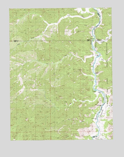 Chandler Falls, UT USGS Topographic Map