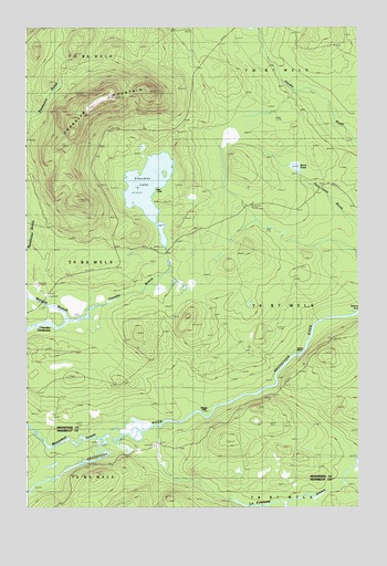 Chandler Mountain, ME USGS Topographic Map