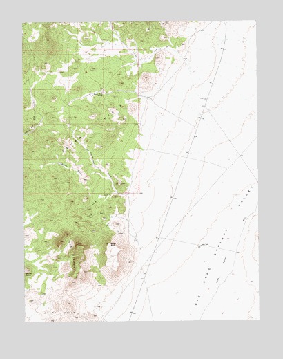 Chaos Creek, NV USGS Topographic Map