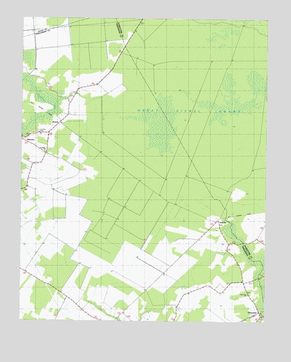 Chapanoke, NC USGS Topographic Map