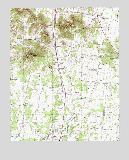 Chapel Hill, TN USGS Topographic Map