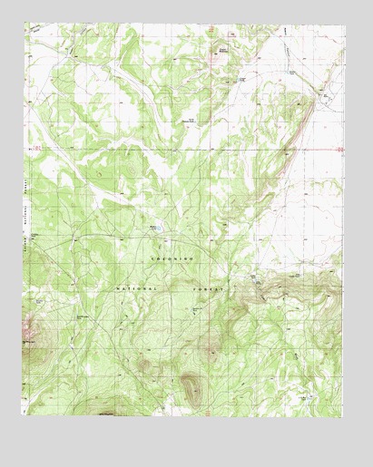 Chapel Mountain, AZ USGS Topographic Map